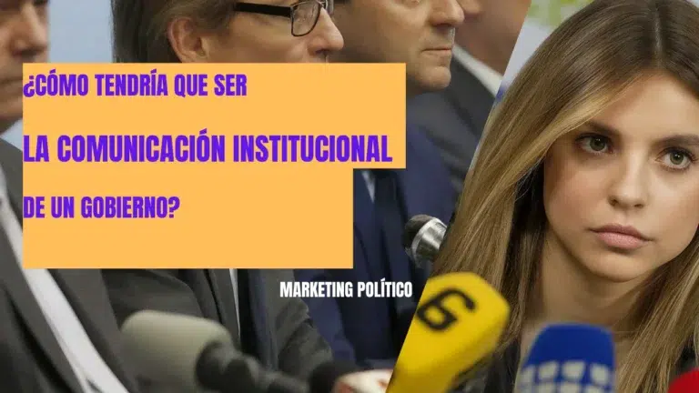 Comunicación institucional de un gobierno